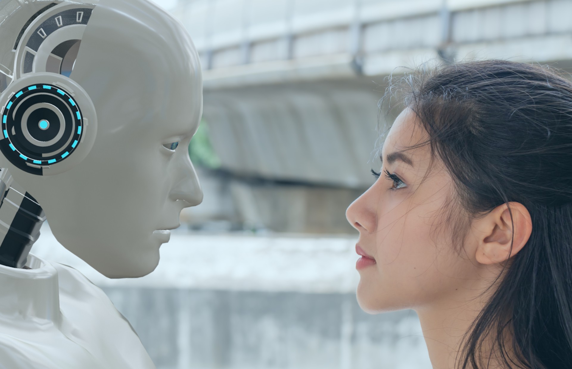 robot make a relationships with human, it use for match and make satisfaction for love buddy by pair the personality data with algorithms technology combine deep, machine learning, digital twin