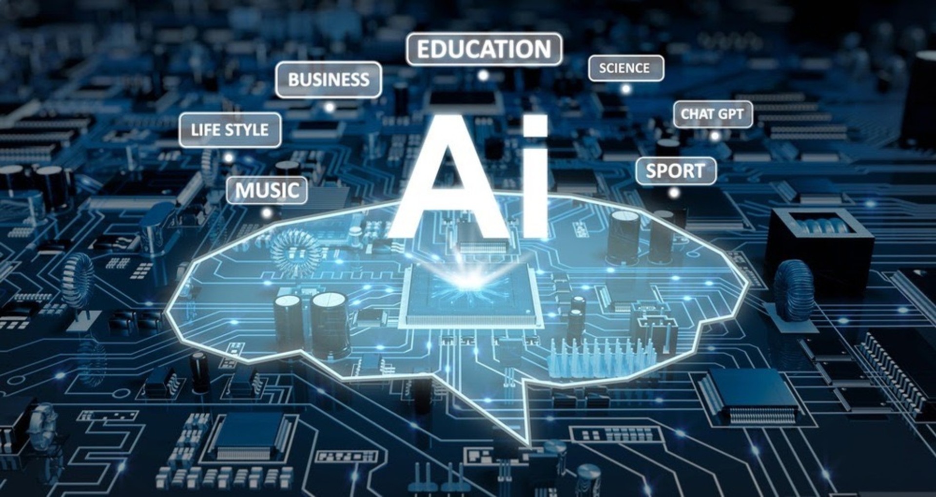 Artificial intelligence as the brain on the motherboard
